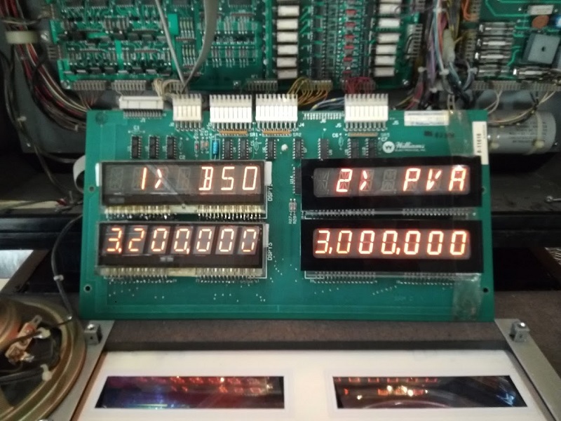 Restauration coeur du flipper, remise à neuf par Electronic Concept