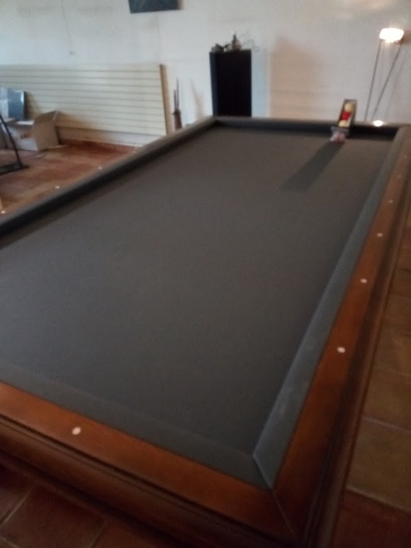 Réfection de tapis de billard. Billard Français.